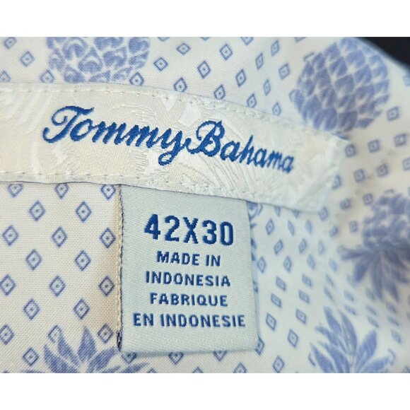 Tommy Bahama Mens 42x30 Gray Recycled Polyester Pants - Picture 4 of 9